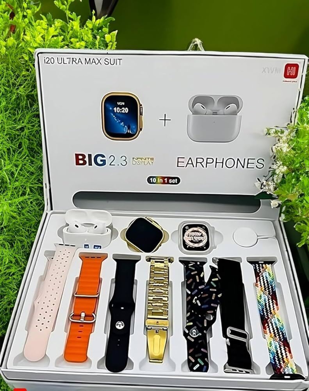 Image of zdea I 20 ULTRA MAX SUIT WATCH WITH EARBUDS Smartwatch