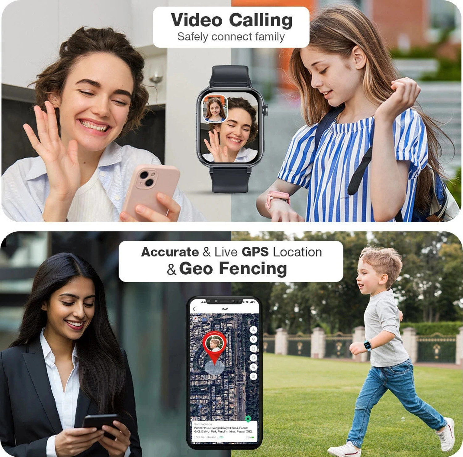 Image of Sekyo Magic Pro Calling Smartwatch for Kids | GPS | 4G | Voice /Video Call | Pedometer Smartwatch