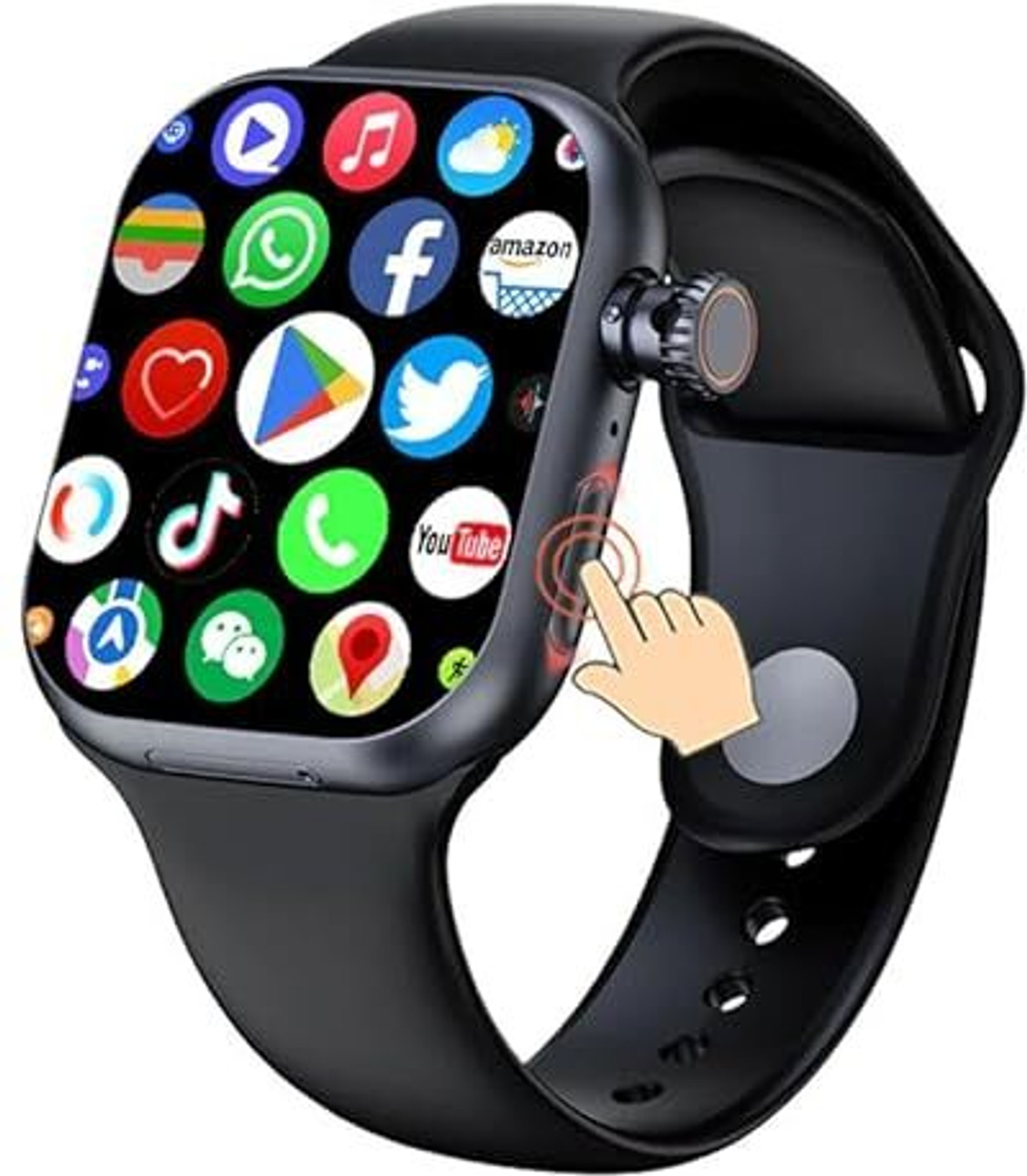 Image of SEHUB CD20 S9 Smartwatch | 180 Camera, Side Touch, SIM Call & GPS | 3GB RAM, 32GB Smartwatch