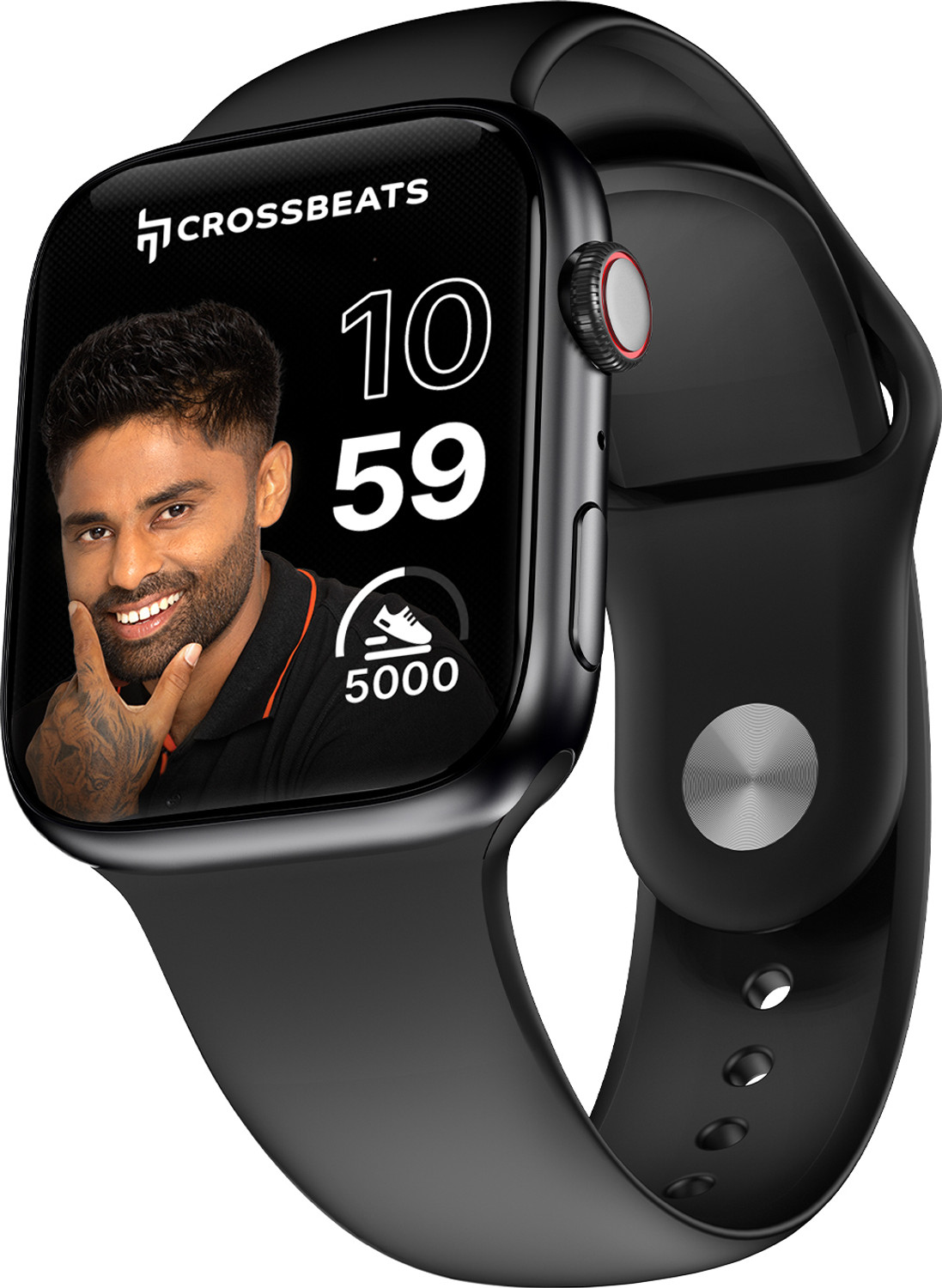 Image of CrossBeats Ignite S5 1.96 inch with 368*448 Pixels BT Calling 100+ Sports Mode 500+ Watch Faces Smartwatch
