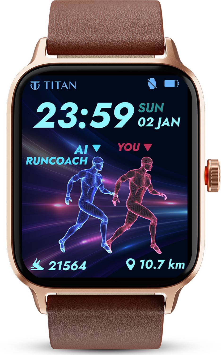 TITAN Traveller India's First FITVERSE Advanced In-Built GPS Runn