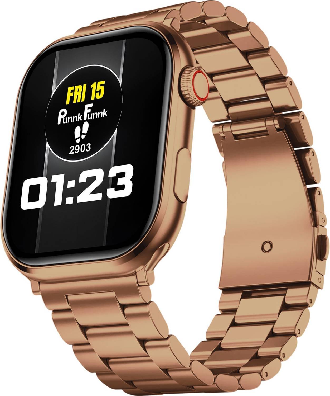 PunnkFunnk T500 Bt Calling Music 2.1"Amoled Display, Media Notifi