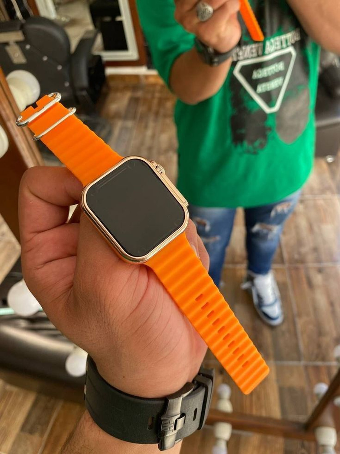 Image of Onikuma T800 BT watch 2in Big Screen Sunlight Proof Display Music Play Insta WA Notifier Smartwatch