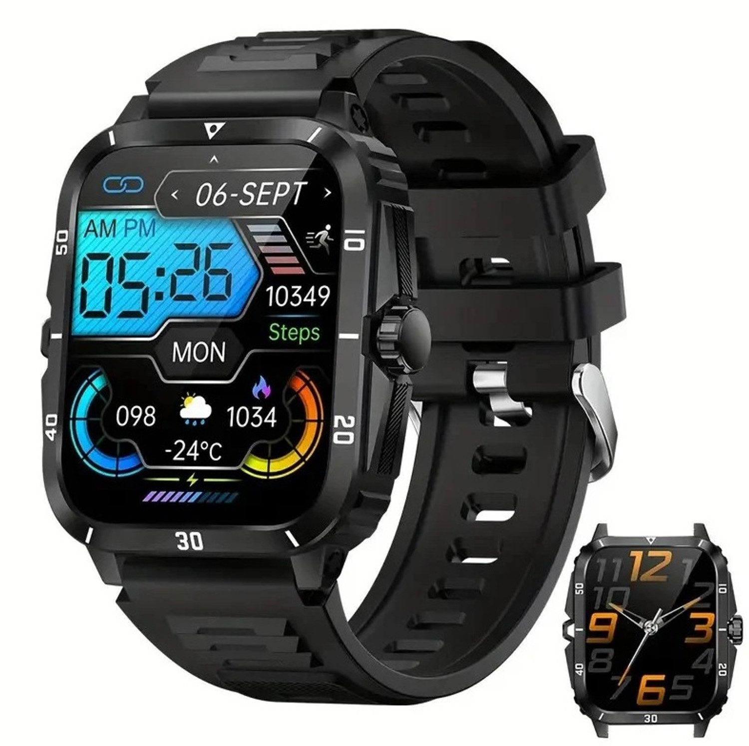 Image of FITRIC Bluetooth Calling Smart Watch 2.0 HD Display Fitness SpO2 Heart Rate Smartwatch