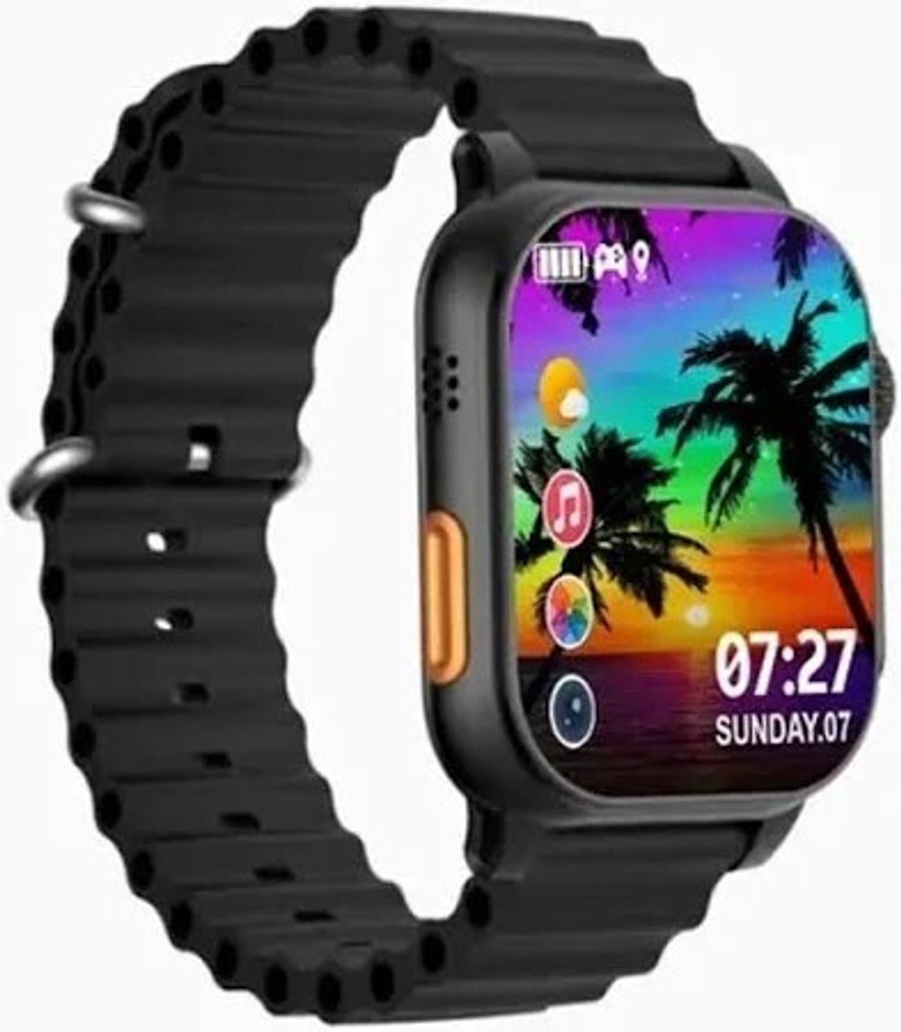 Image of Onikuma T800 BT watch 2in Big Screen Sunlight Proof Display Music Play Insta WA Notifier Smartwatch