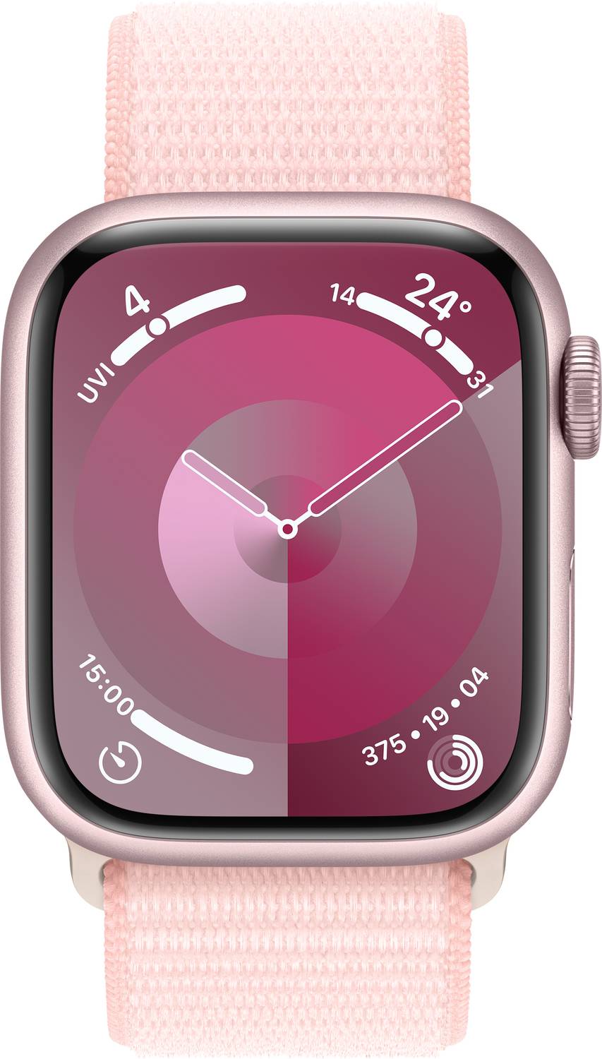 Apple Watch Series 9 GPS 41mm Pink Aluminium Case with Light Pink