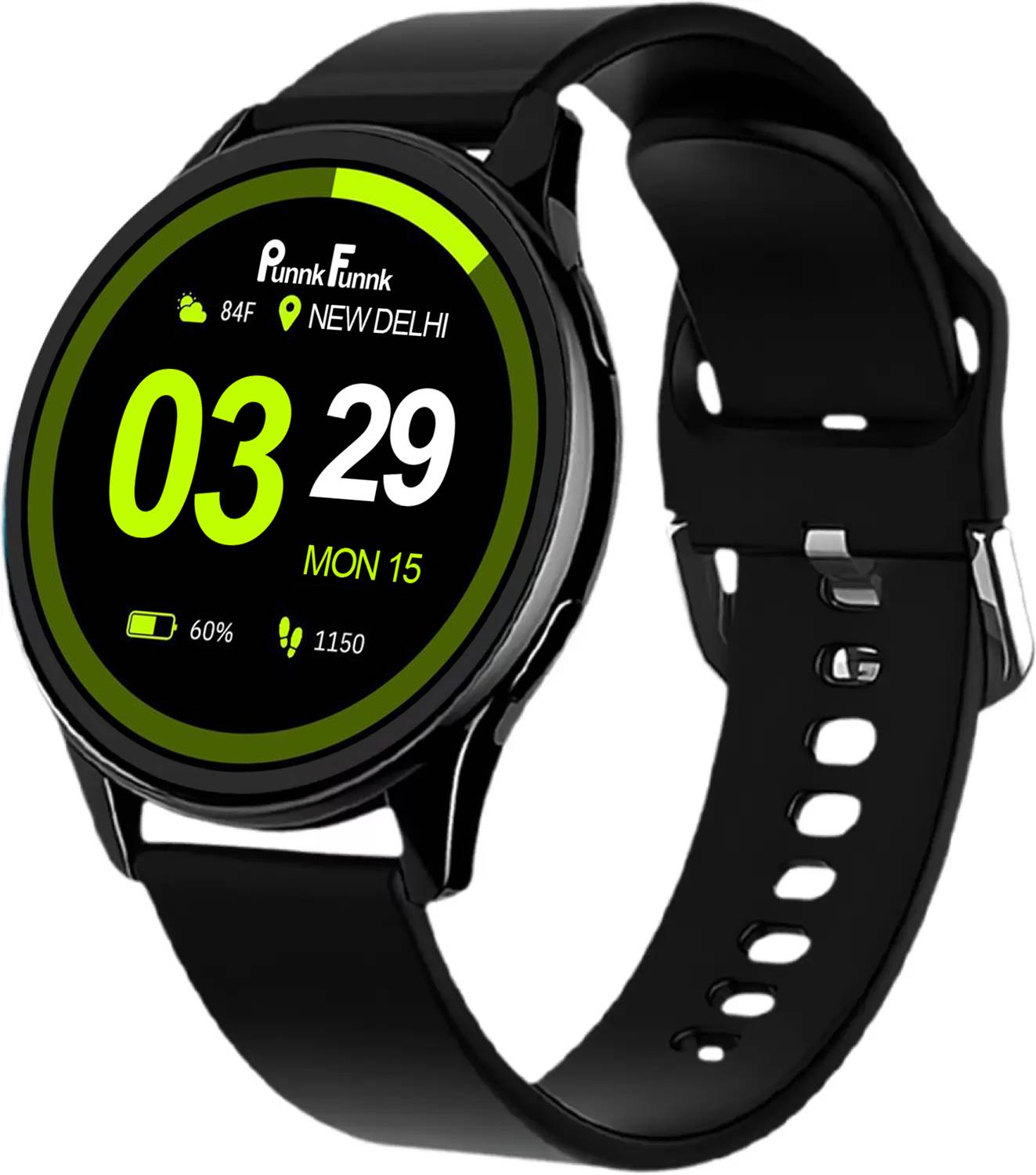 PunnkFunnk EVO VISTA 1.39" AMOLED Display, Fitness, Health Monito