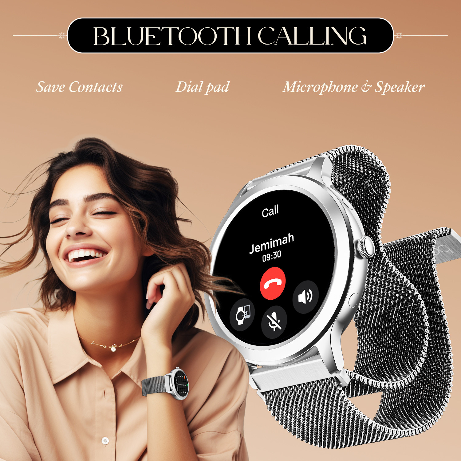 Image of boAt Watch w /Female Health Tracker,1.32''(3.3 cm)HD Display Smartwatch