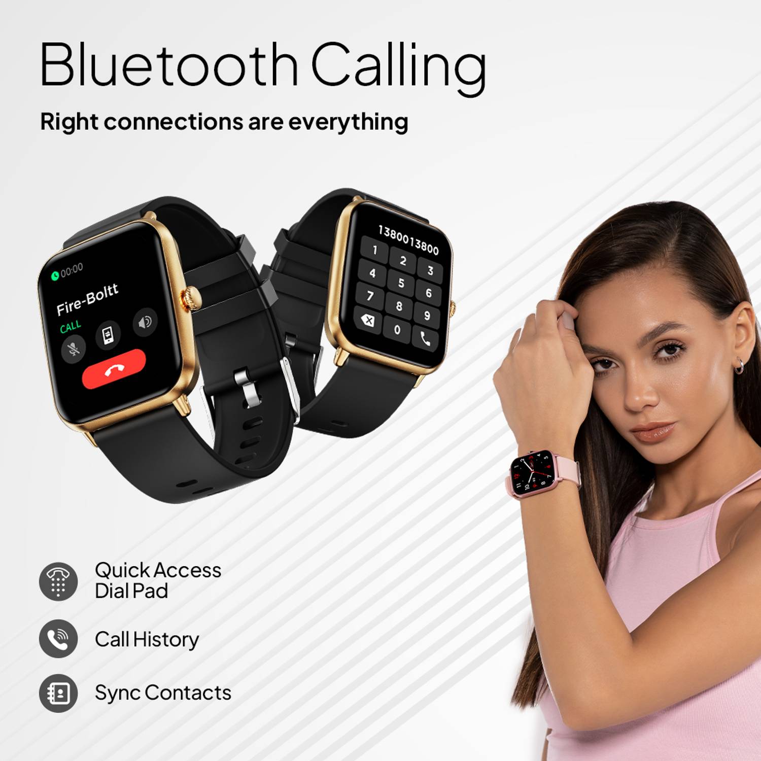 Fire-Boltt Ninja Calling Pro Plus 46.5mm Bluetooth Smartwatch - Image 3
