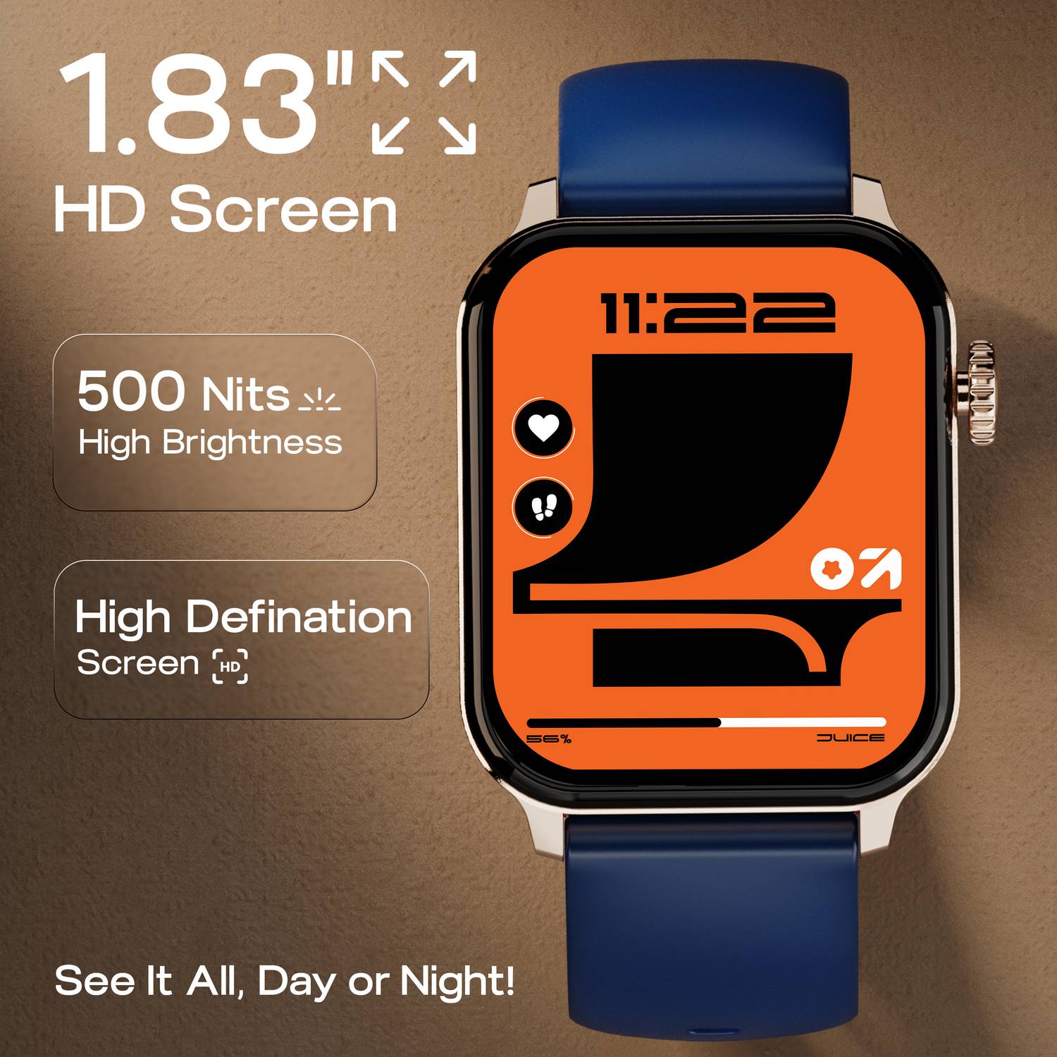 GOBOULT गोबोल्ट Drift 2, 15 days Battery life, 1.83'' HD Screen, - Image 4