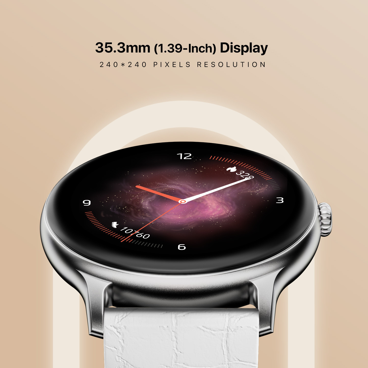 Image of Fire-Boltt Ninja Talk 35.3mm (1.39) Round Bluetooth Calling Metal Body,120 Sports Modes Smartwatch