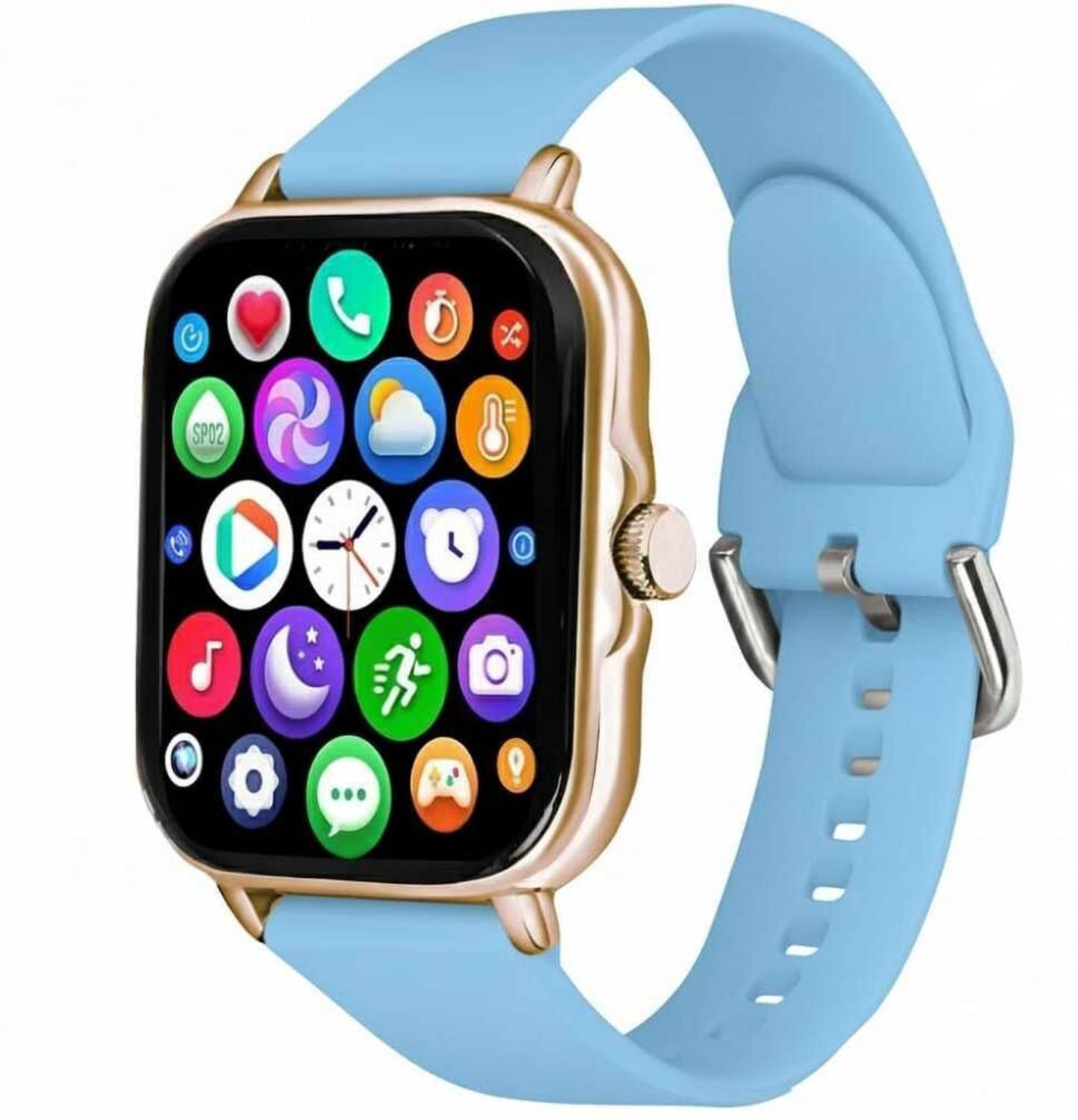 ATSK HUB H6 Smartwatch for Men & Women – Slim Design, Fitness Tracking, Call Support Smartwatch