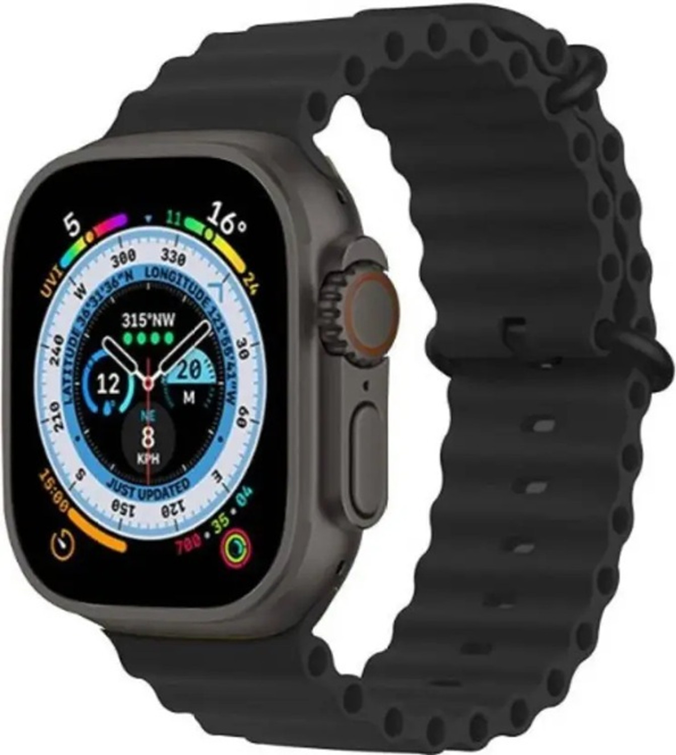 Image of Onikuma T800 BT watch 2in Big Screen Sunlight Proof Display Music Play Insta WA Notifier Smartwatch