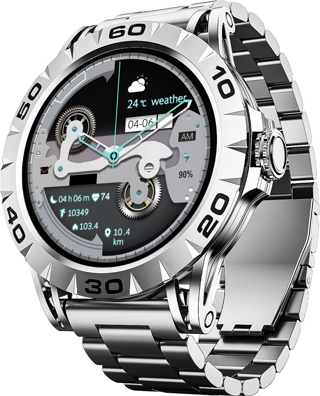 boAt Z30 w/ 1.39" HD Display, BT Calling & Luxurious Metal Design Smartwatch