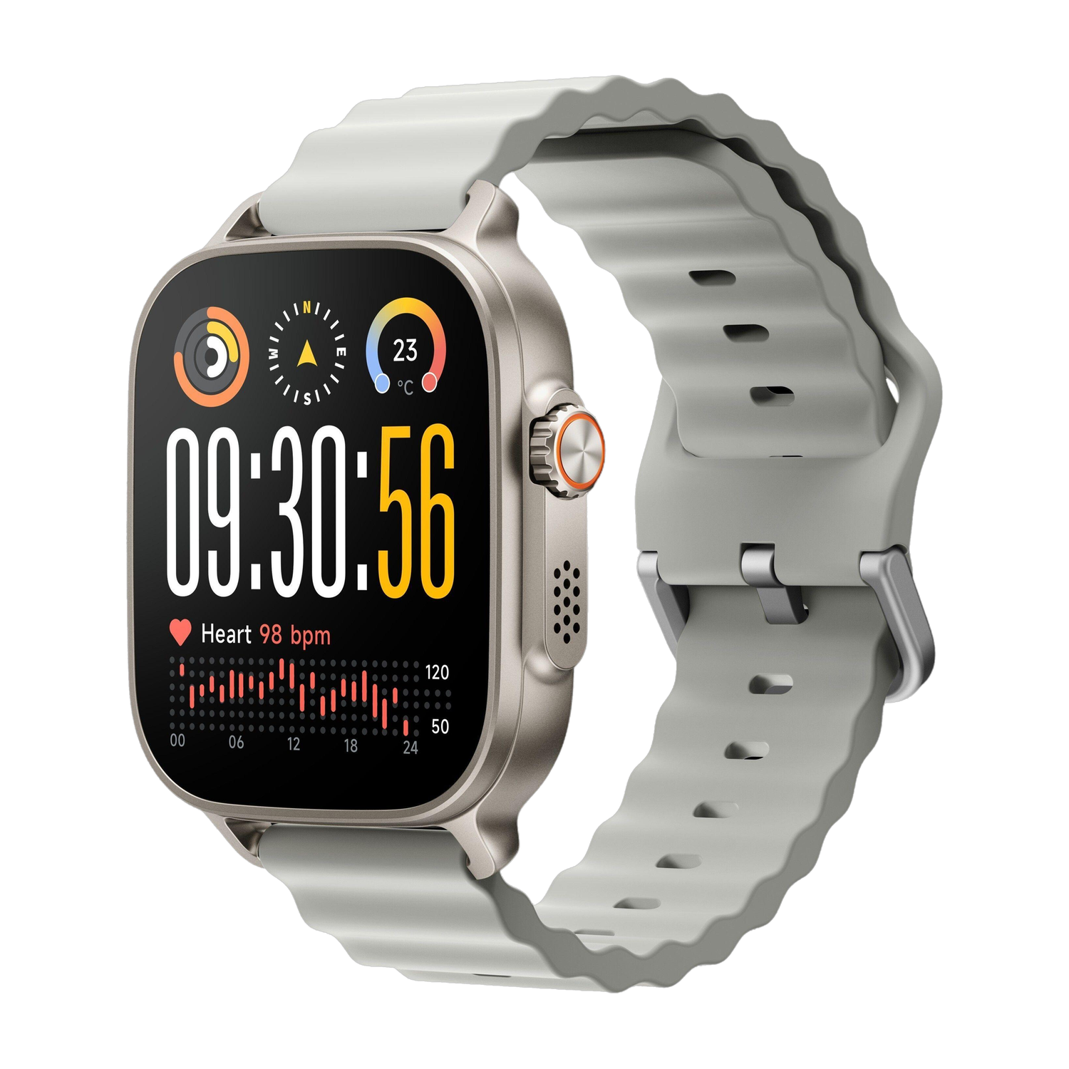 realme Watch 5,1.97" AMOLED,upto 20 Days Battery,BT Calling,GPS,Compass,IP68 Smartwatch