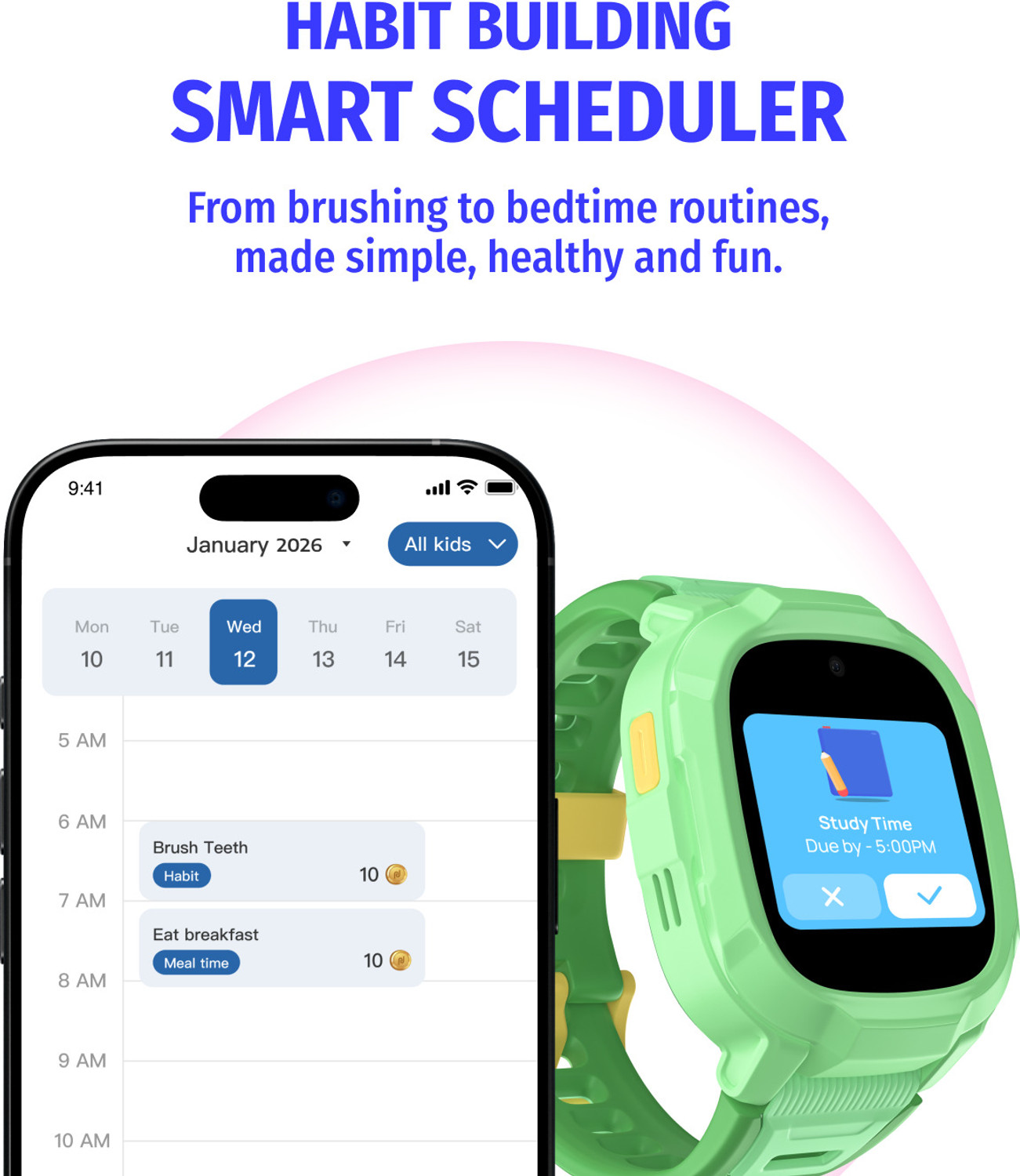 Image of Noise Explorer 2 for Kids 2-way Video & Voice Calling, Geofencing, Emergency Alerts Smartwatch