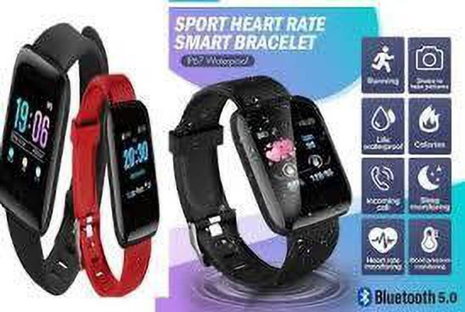 VIGIL ID116 Smartwatch (Black Strap, 320*320)