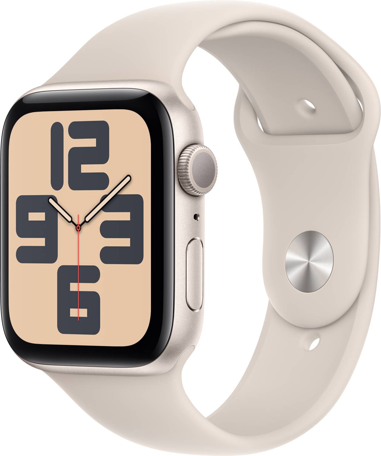 Apple Watch SE GPS + Cellular 44mm Starlight Case & Starlight Spo