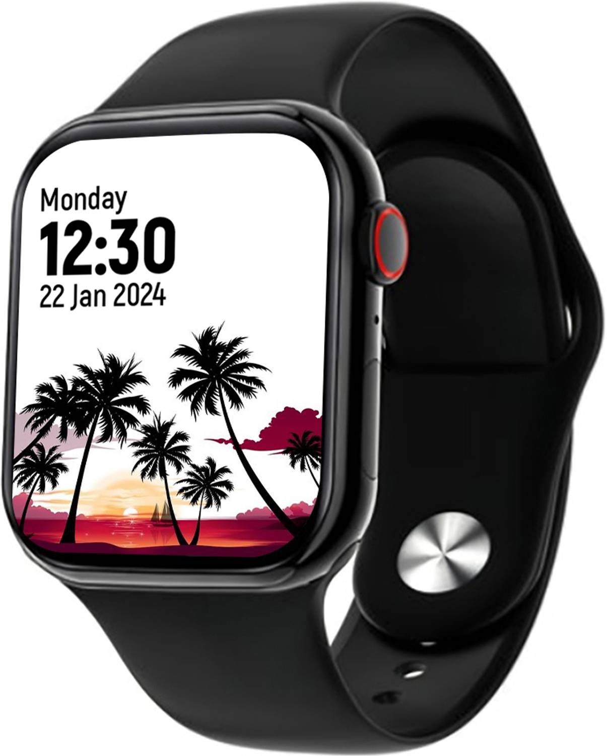 WTG T500 Black-A1 Full Screen Touch Watch Specially Made for Girl & Women Smartwatch
