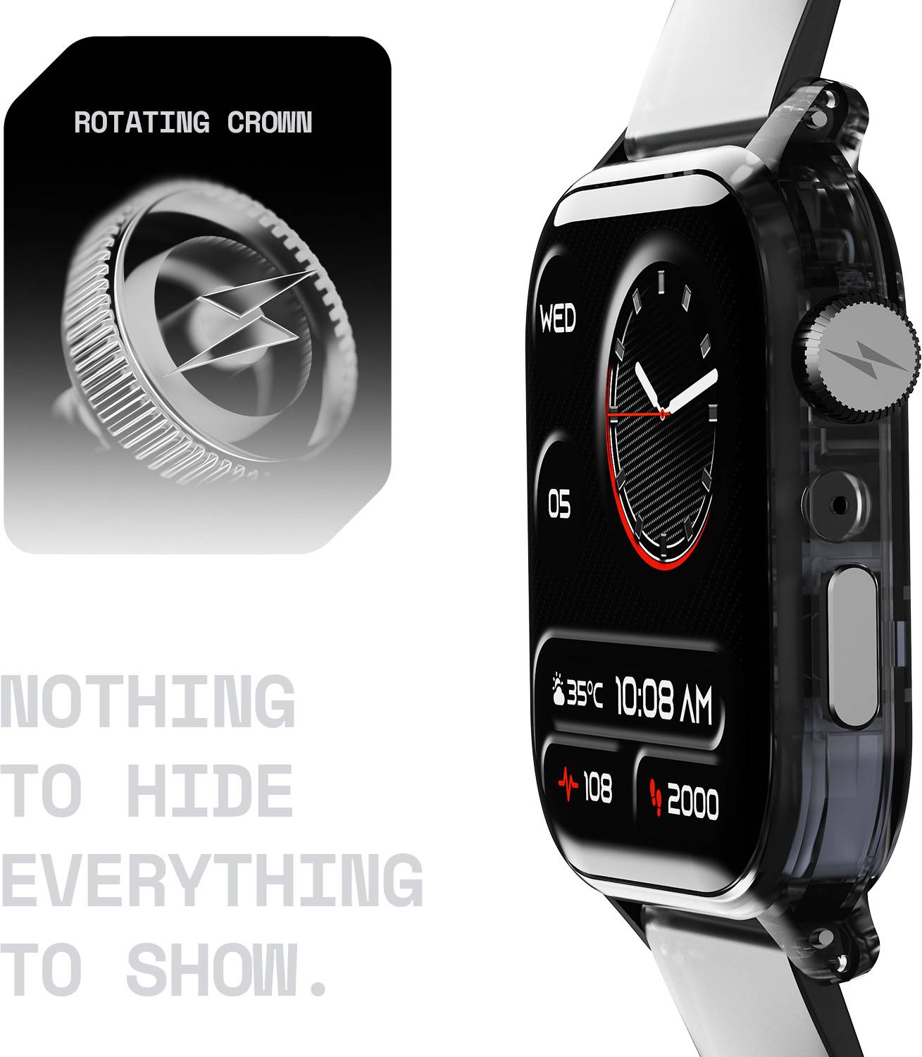 Fire-Boltt Rise Phantom 1.85 Display Smartwatch - Image 5