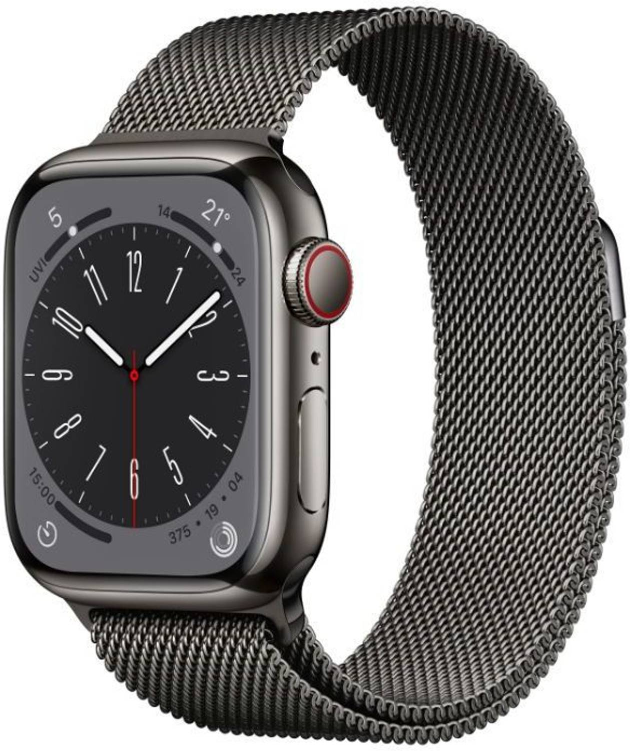 Apple Watch Series 8 GPS + Cellular with ECG app, Temperature sen