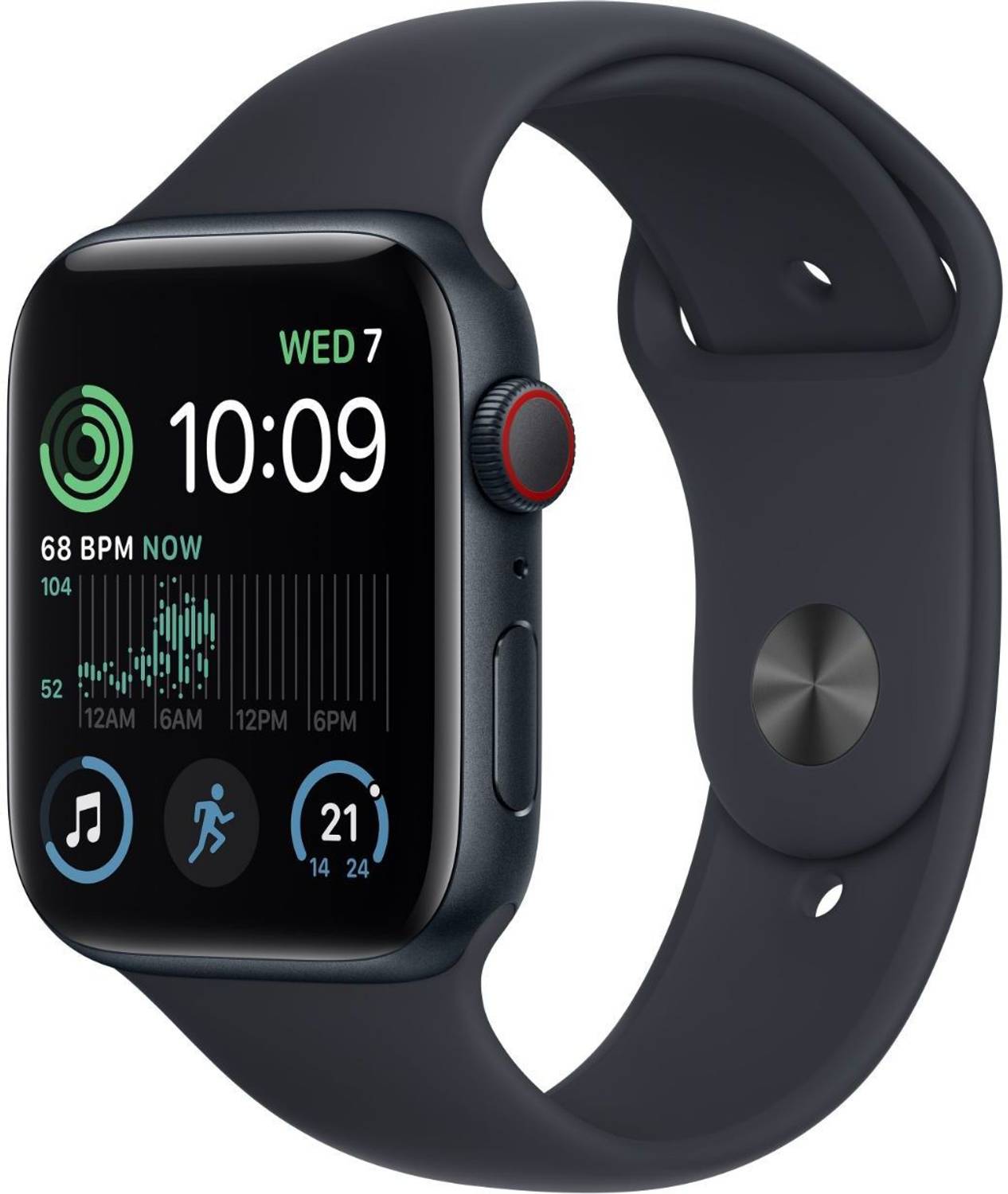 Apple Watch SE GPS + Cellular (2nd Gen) Heart Rate Monitor, Sleep