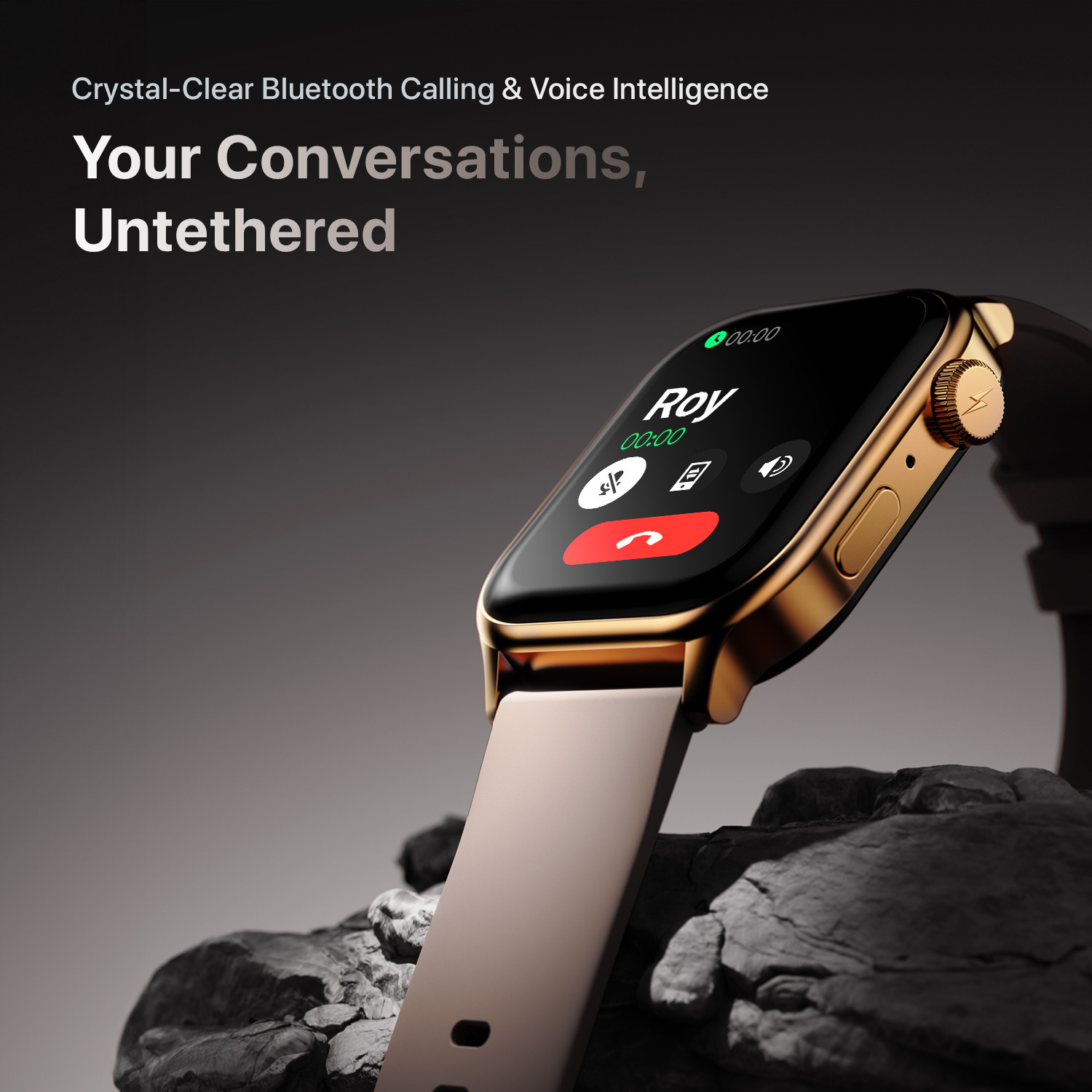 Image of Fire-Boltt Rise Bluetooth Calling 47mm (1.85) & Rotating Crown, 123 Sports Smartwatch