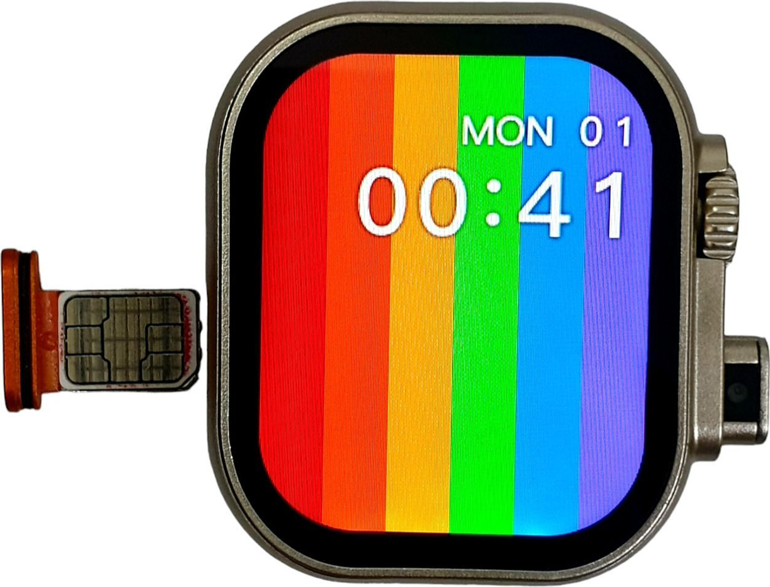 Image of Amozkart Ultra 5G Android Smartwatch with Dual Camera plus Sim AA157 Smartwatch