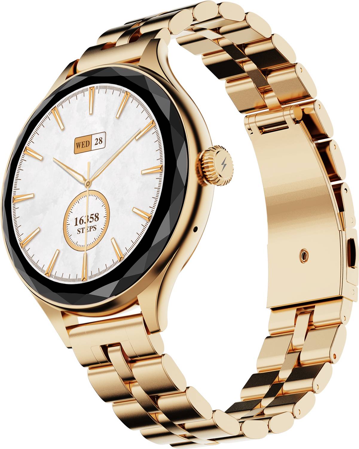 Fire-Boltt Hurricane Aura 1.26HD Display Diamond Cut Rotating Cro