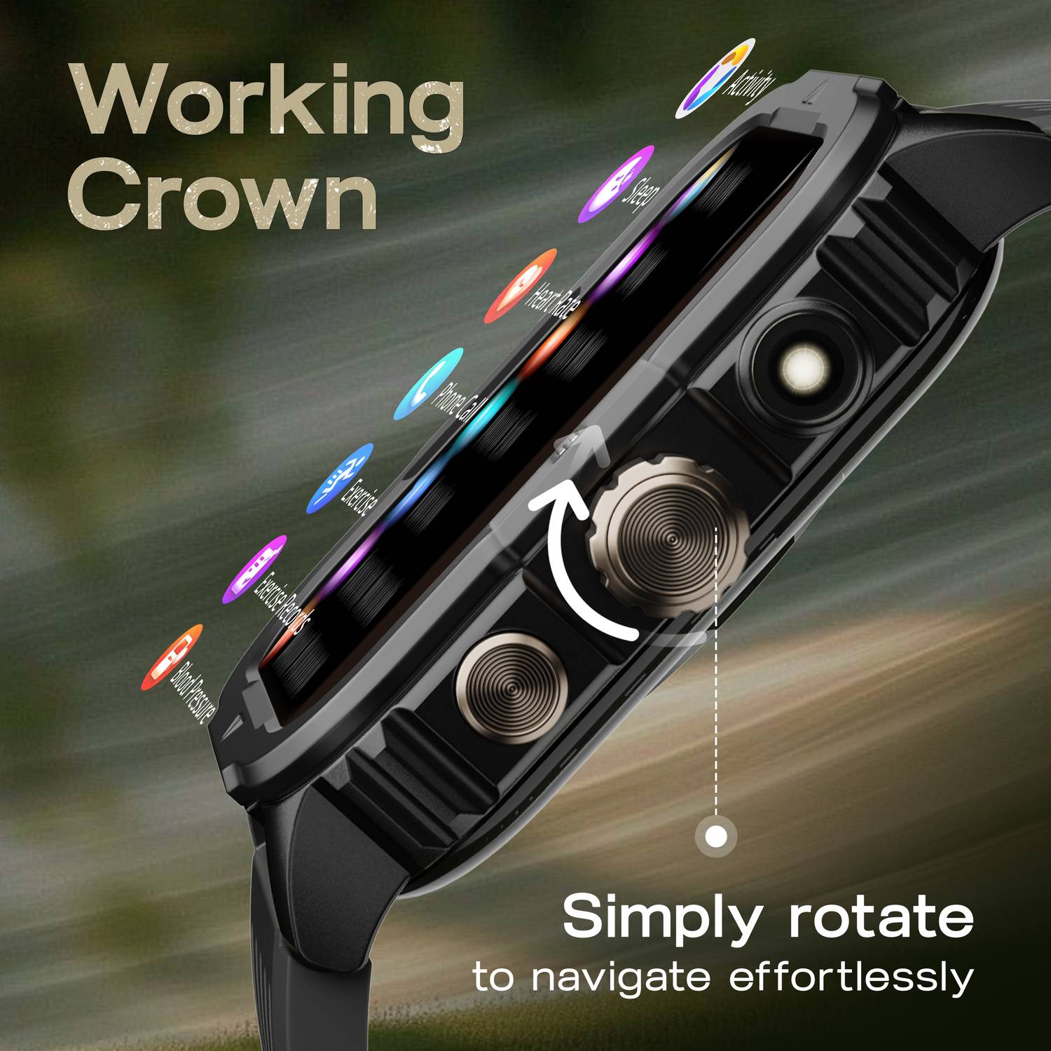 GOBOULT Tuff Rivet 1.9'' Smartwatch - Image 4