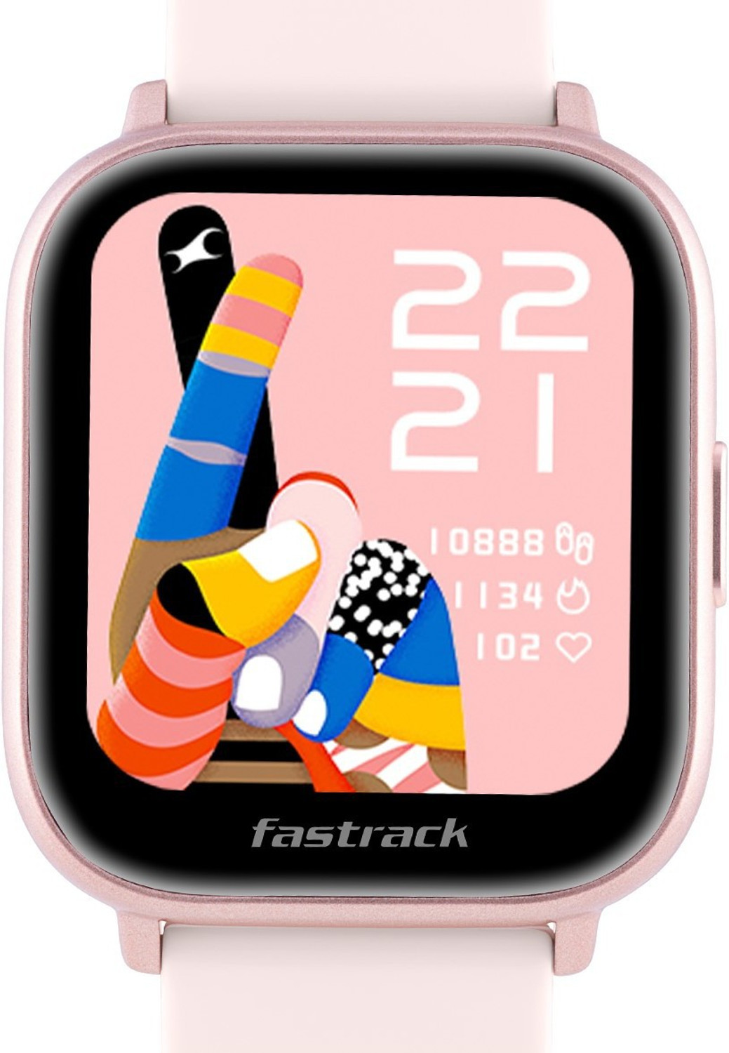 Image of Fastrack Reflex Vybe 1.5 HD Display|50+ Sports Mode|BP Monitor|Game| Smartwatch