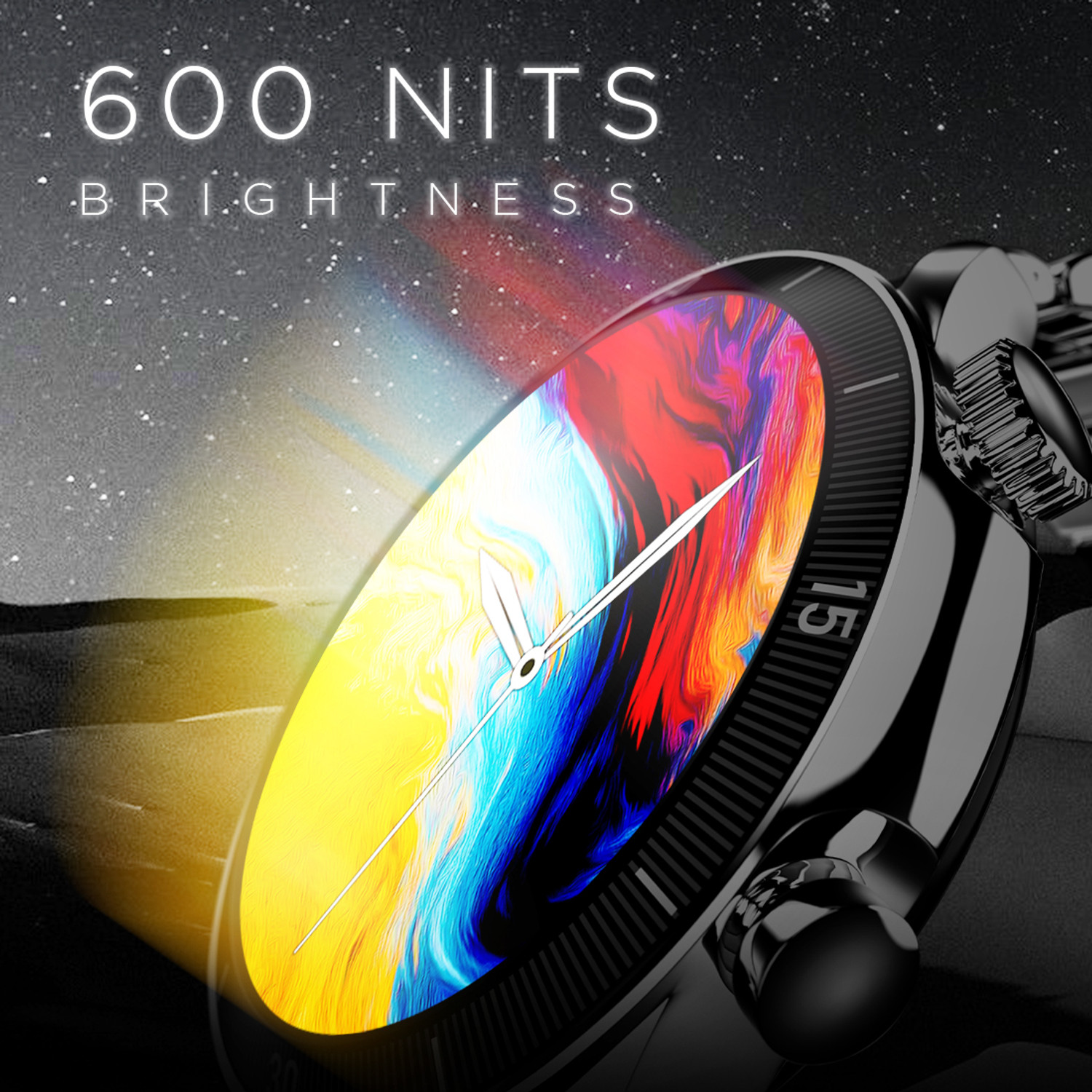Image of Fire-Boltt Legacy 36.3mm (1.43 inch) AMOLED Display, Bluetooth Calling Wireless Charging Smartwatch