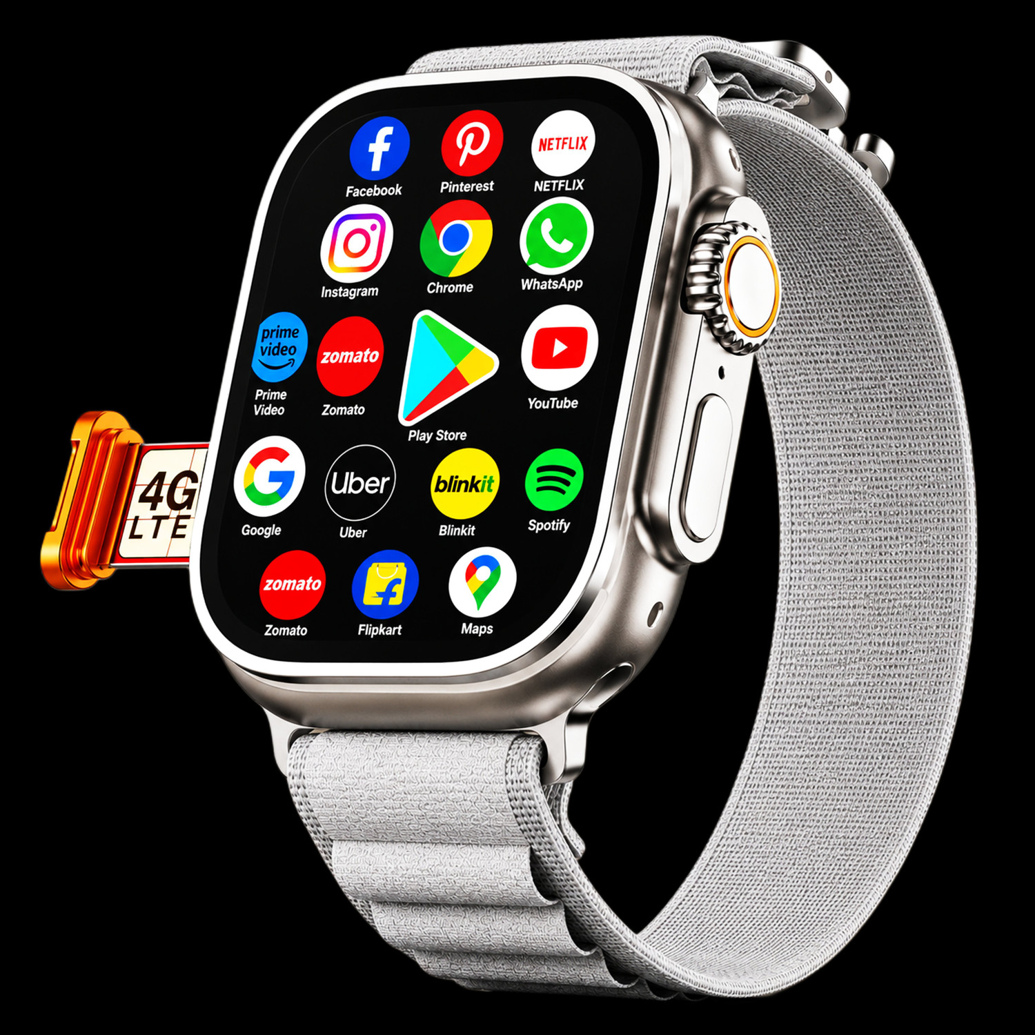 Image of DOPEHUMANS Premium 5G Smartwatch with Premium Finish, 16GB Storage & Elegant Design Smartwatch