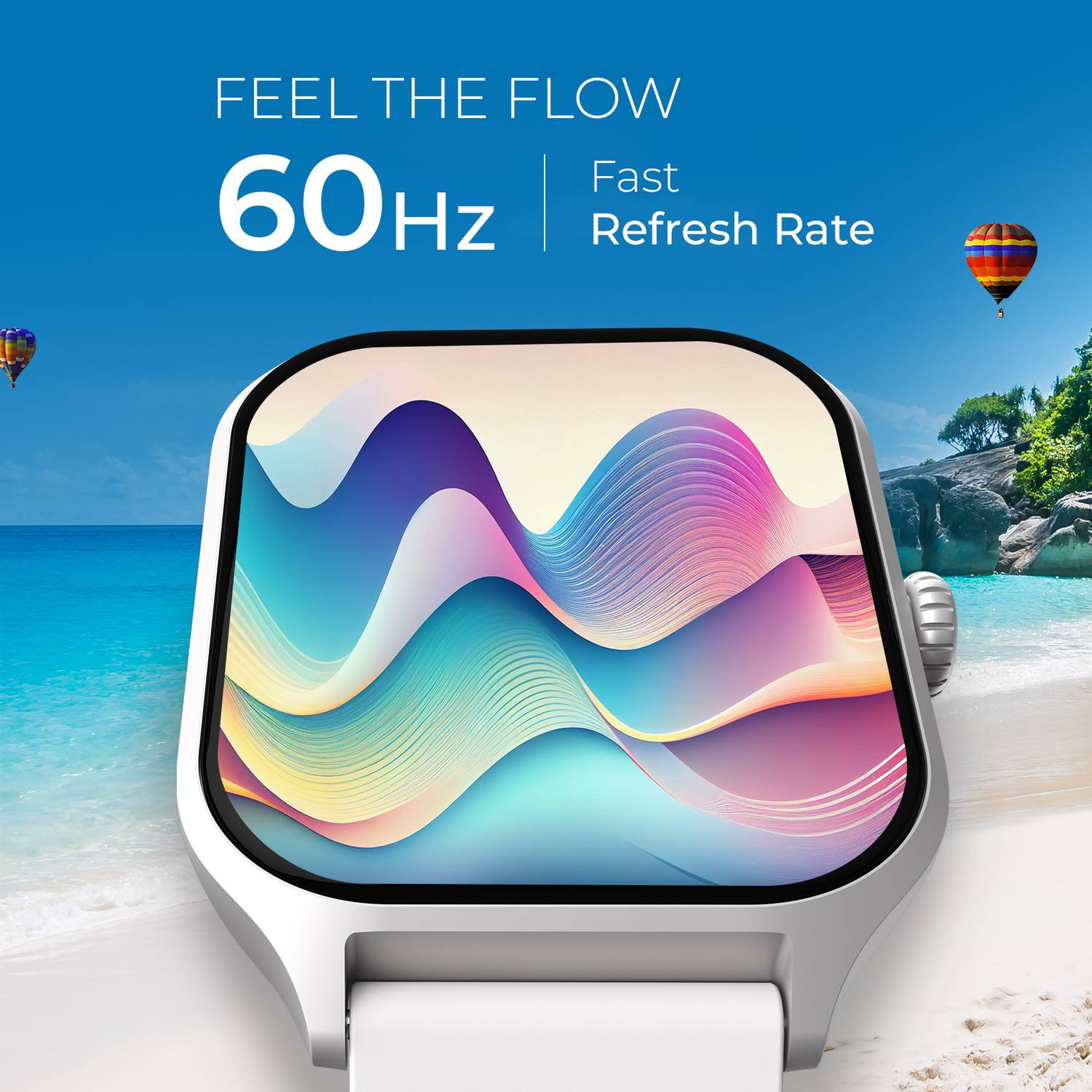 beatXP Marv Raze 1.96" Display Smartwatch - Image 5
