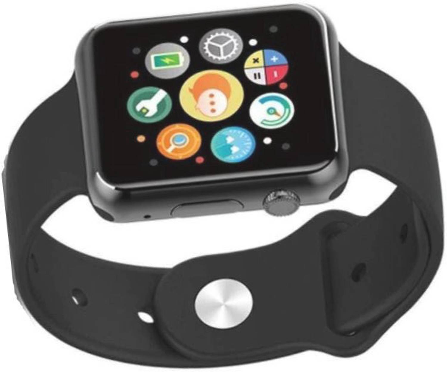 SOFTLINE Mini Phone SIM Support Standalone Calling with BT Connectivity AMOLED Screen Smartwatch