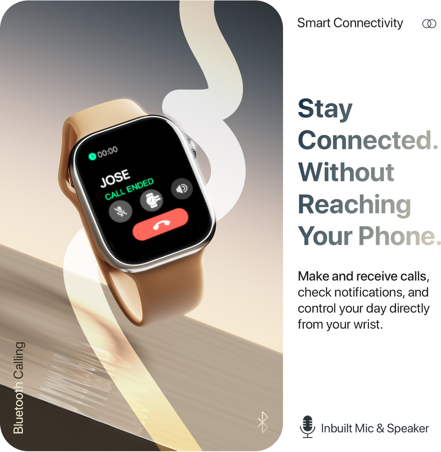 Image of Fire-Boltt Rise X 2.01 HD Display, Wireless Charging, Rotating Crown, Bluetooth Call Smartwatch
