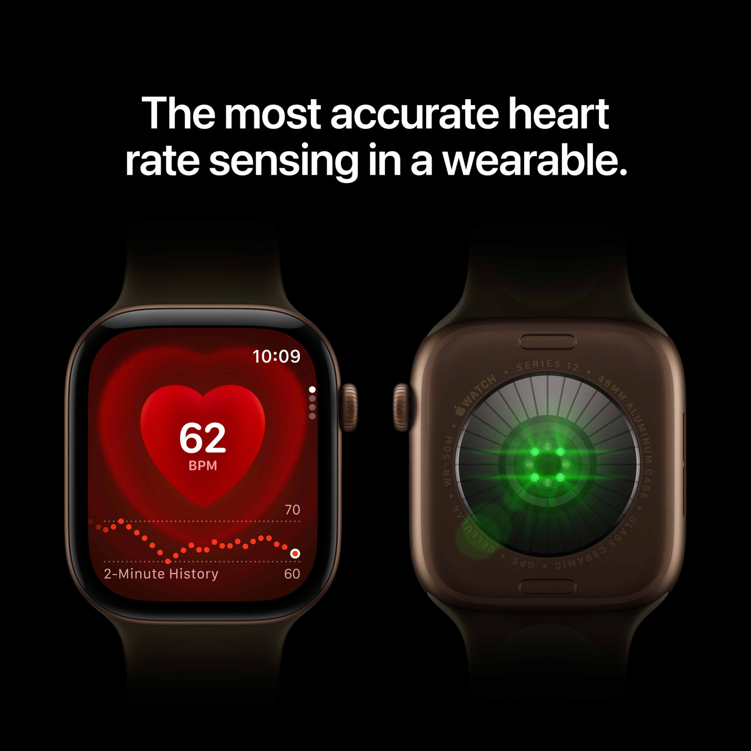 Image of Apple Watch Series 12 GPS+Cellular 46mm Aluminium Case with Milanese Loop - M /L