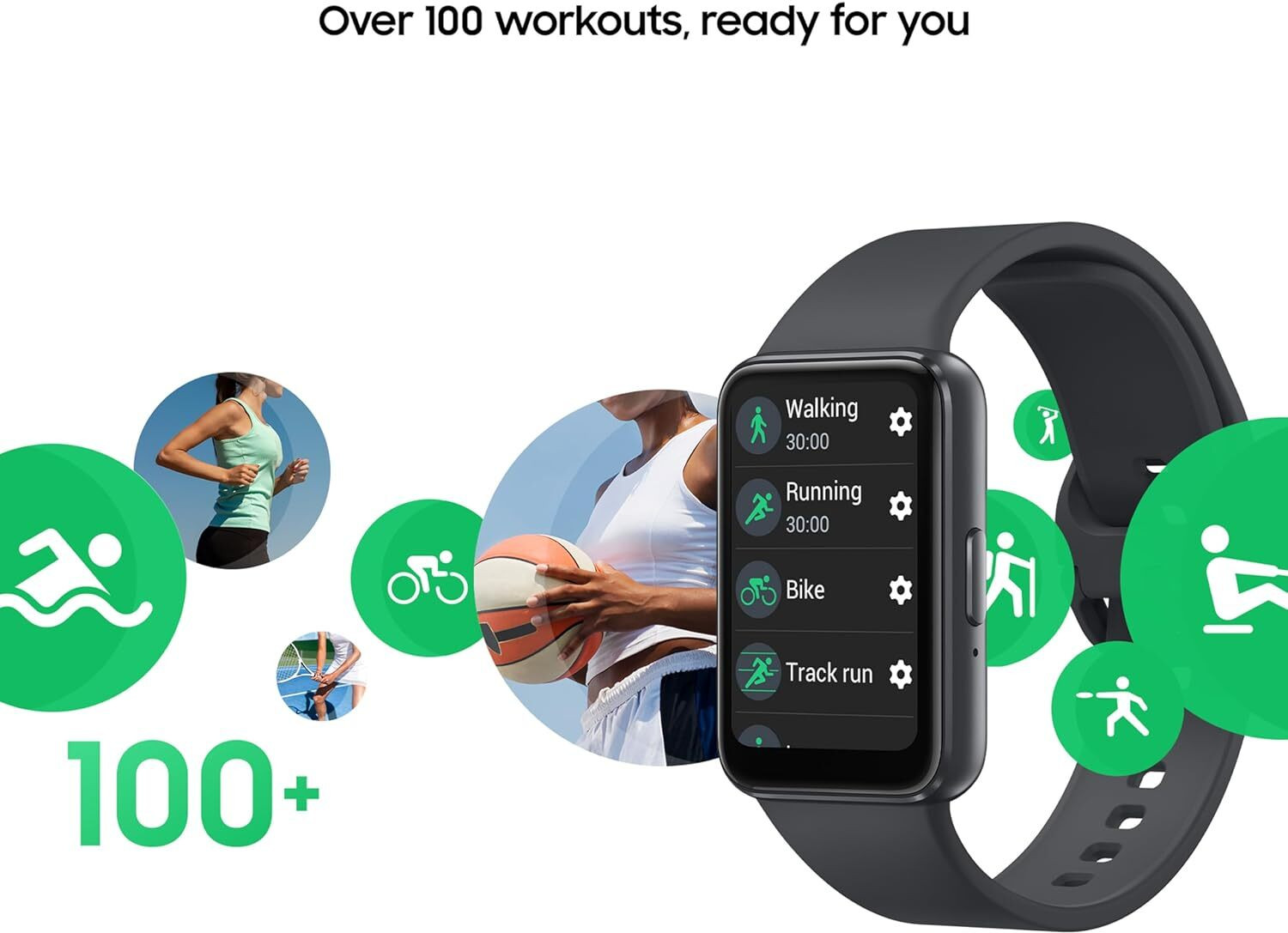 Image of Samsung Galaxy Fit3 Smart Band Watch | AMOLED Display | 13 Days Battery | 100+ Exercises