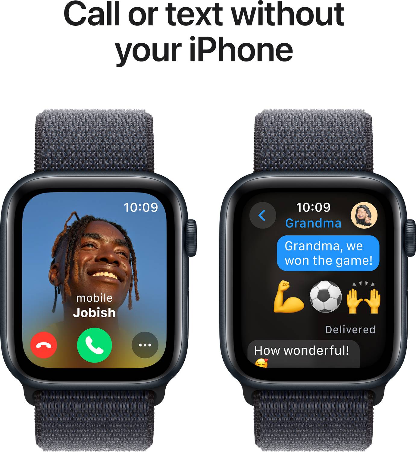 Apple Watch SE 2 GPS 44mm (2nd Gen) Midnight Aluminium with Ink
