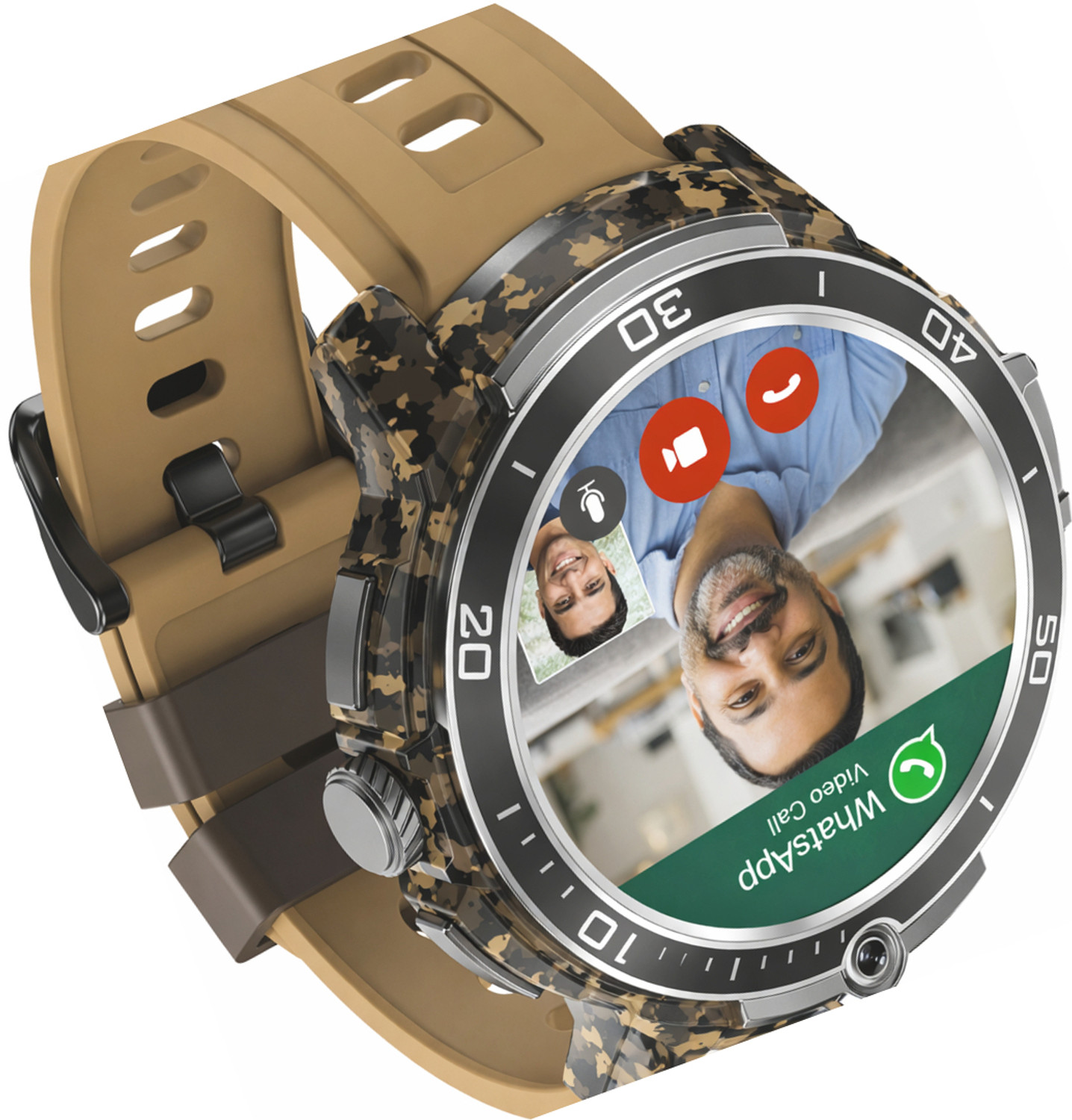 Image of Safal Kisan 5G Android Smartwatch YouTube Bluetooth Calling WhatsApp GPS WiFi Facebook HD Smartwatch
