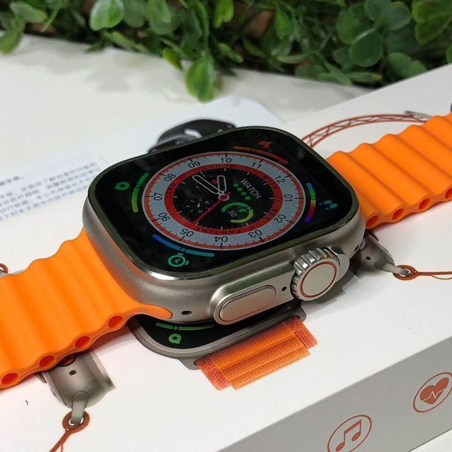 Image of Onikuma T800 BT watch 2in Big Screen Sunlight Proof Display Music Play Insta WA Notifier Smartwatch