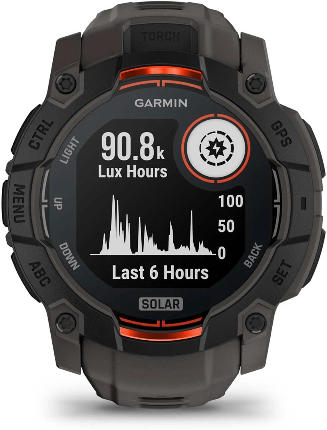 Image of GARMIN Instinct 3,50Mm,Solar,Black Bezel With Charcoal Band,(A04883) Smartwatch