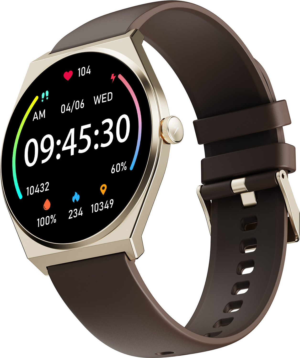 Image of Fire-Boltt Legacy Nova 1.43 inch Ultra Slim AMOLED Wireless Charging Rotating Crown BT Call Smartwatch