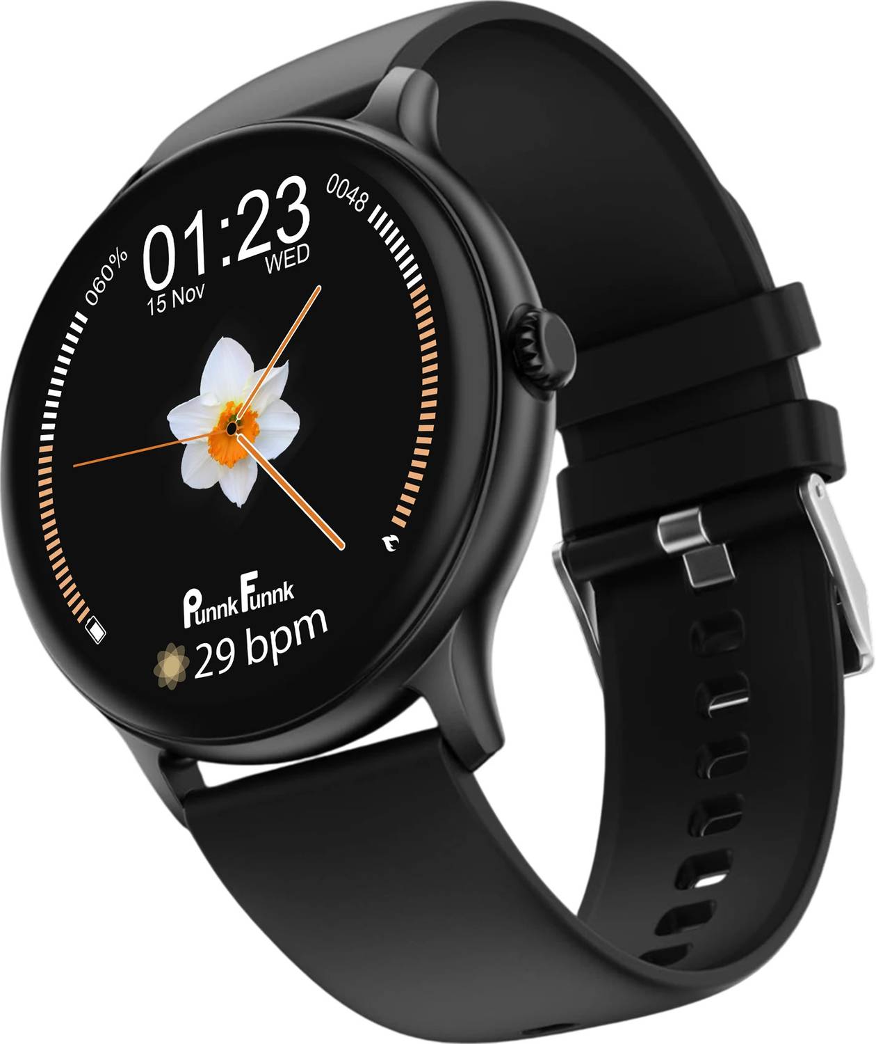 PunnkFunnk Active-2 Pro Round Dial Smartwatch 1.49" AMOLED Displa