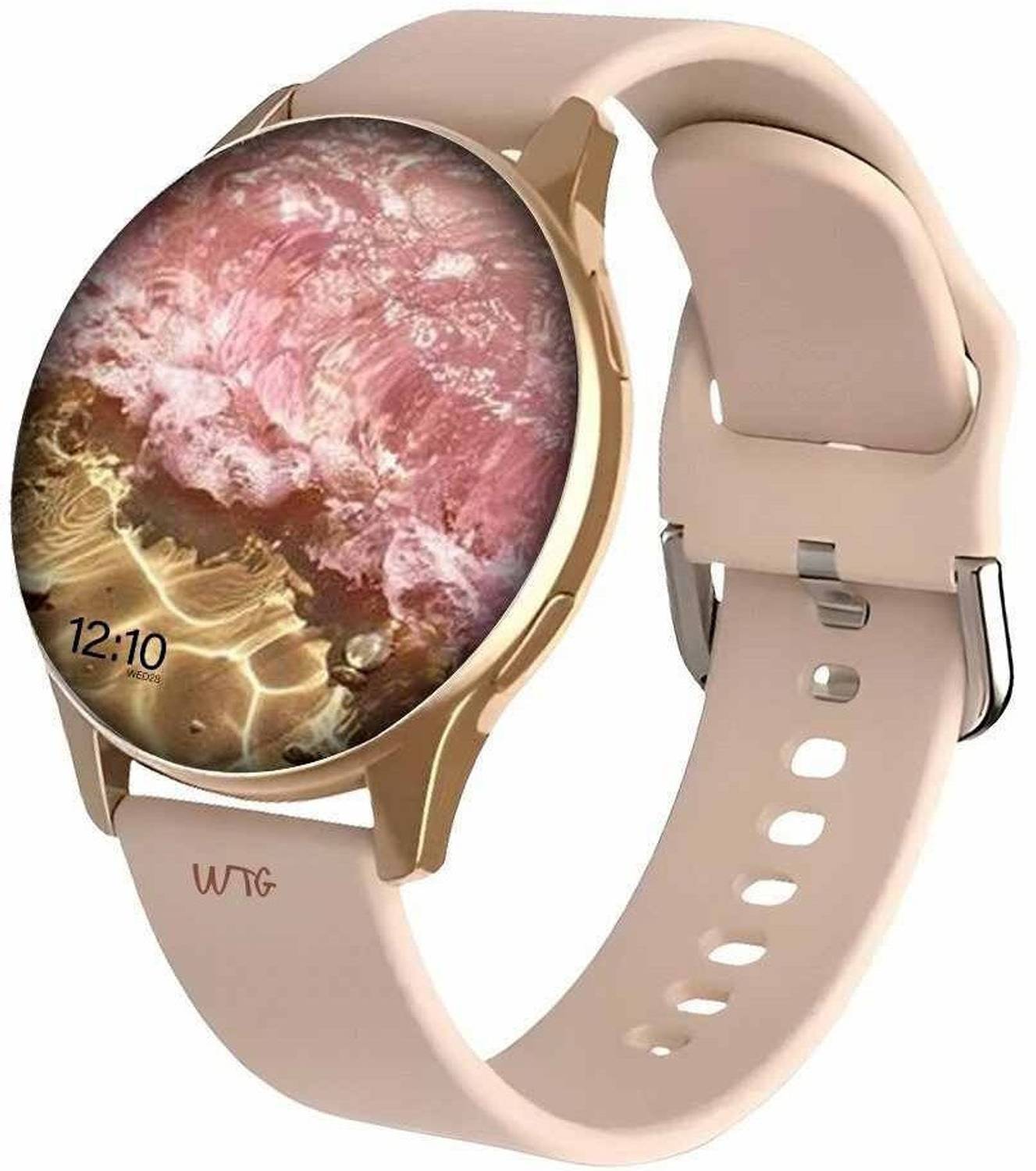 WTG Active 2 Premium Round Smartwatch with BT Calling, Fitness Mo