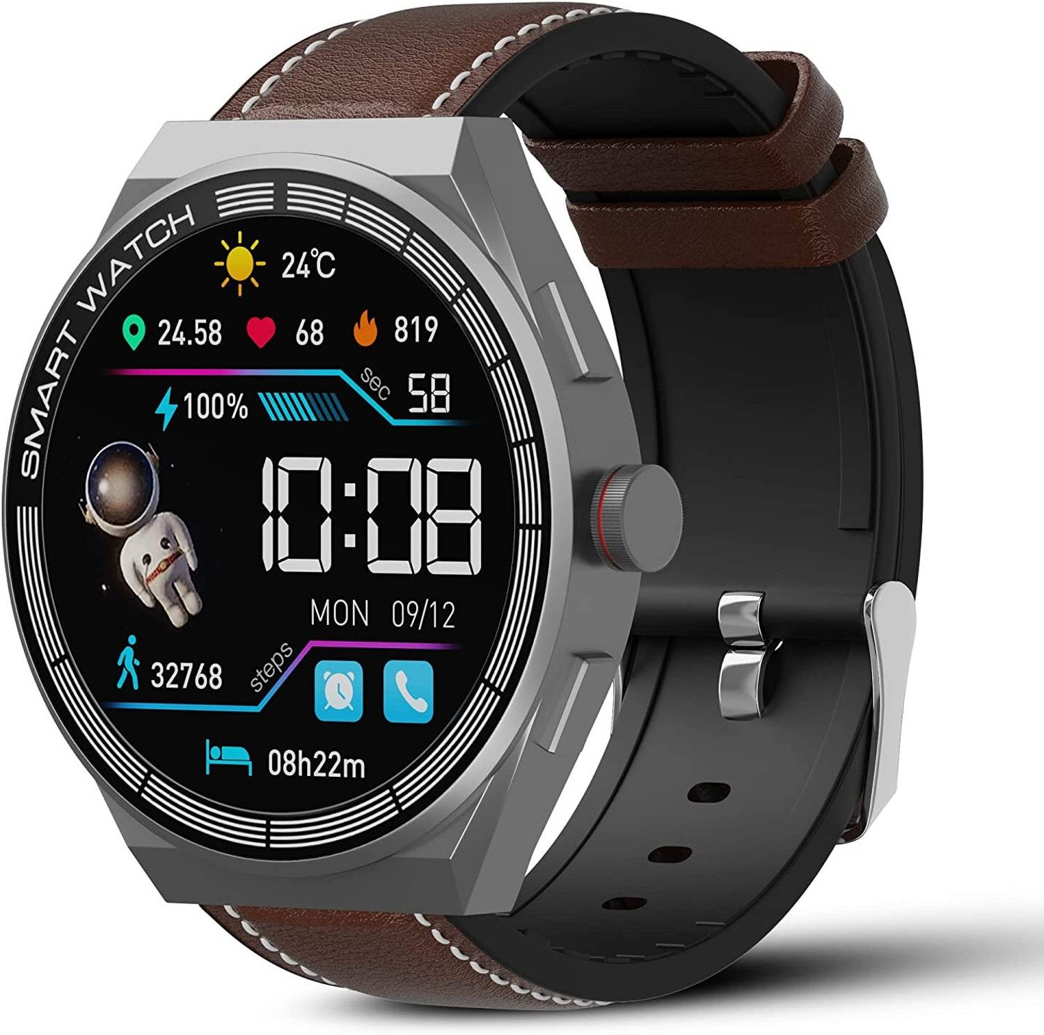 TEMPT Edge Pro with Bluetooth Calling Feature, SpO2 & Sleep Track