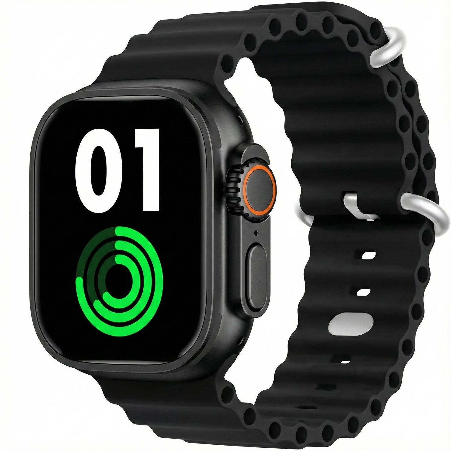 TECHIO T800 Ultra Social Media Watch, Notification Alert, BT Call