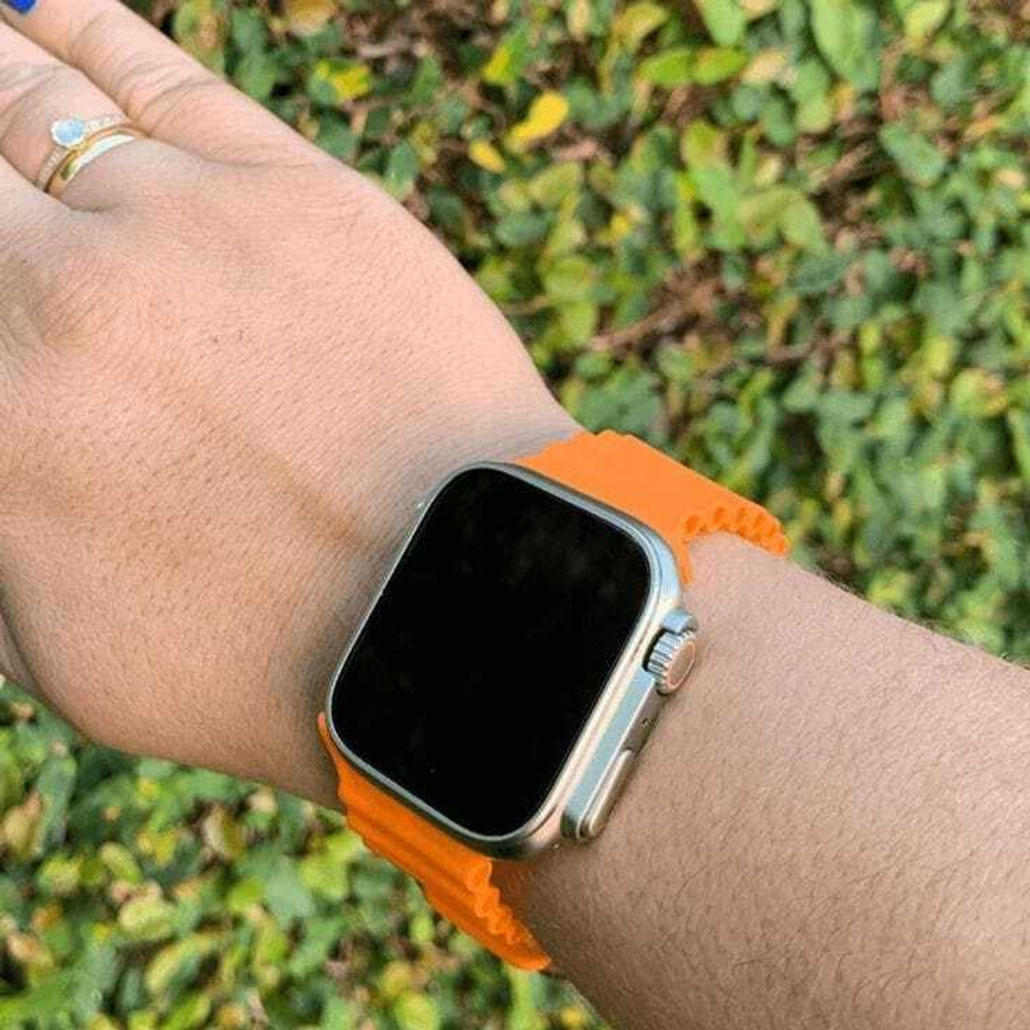Image of Onikuma T800 BT watch 2in Big Screen Sunlight Proof Display Music Play Insta WA Notifier Smartwatch