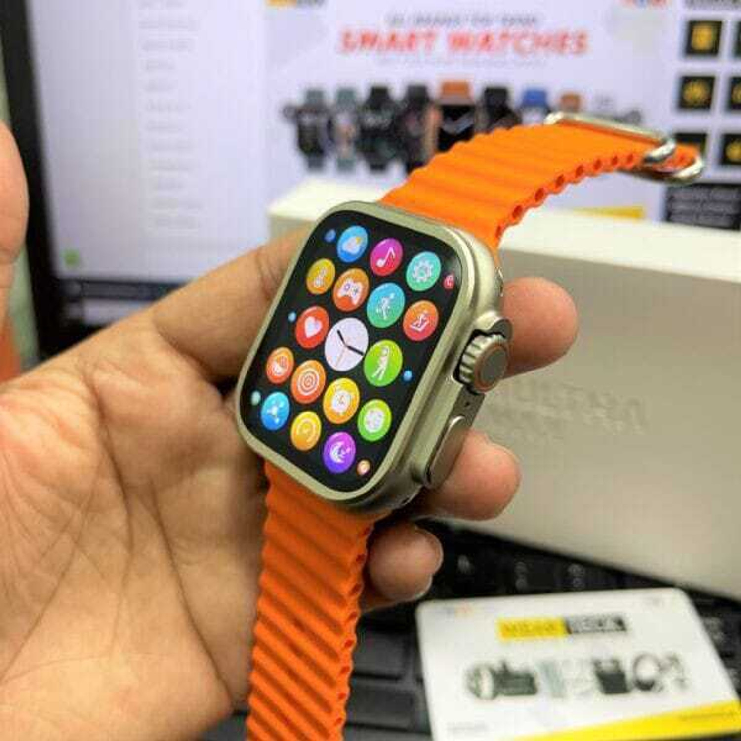 Image of Onikuma T800 BT watch 2in Big Screen Sunlight Proof Display Music Play Insta WA Notifier Smartwatch