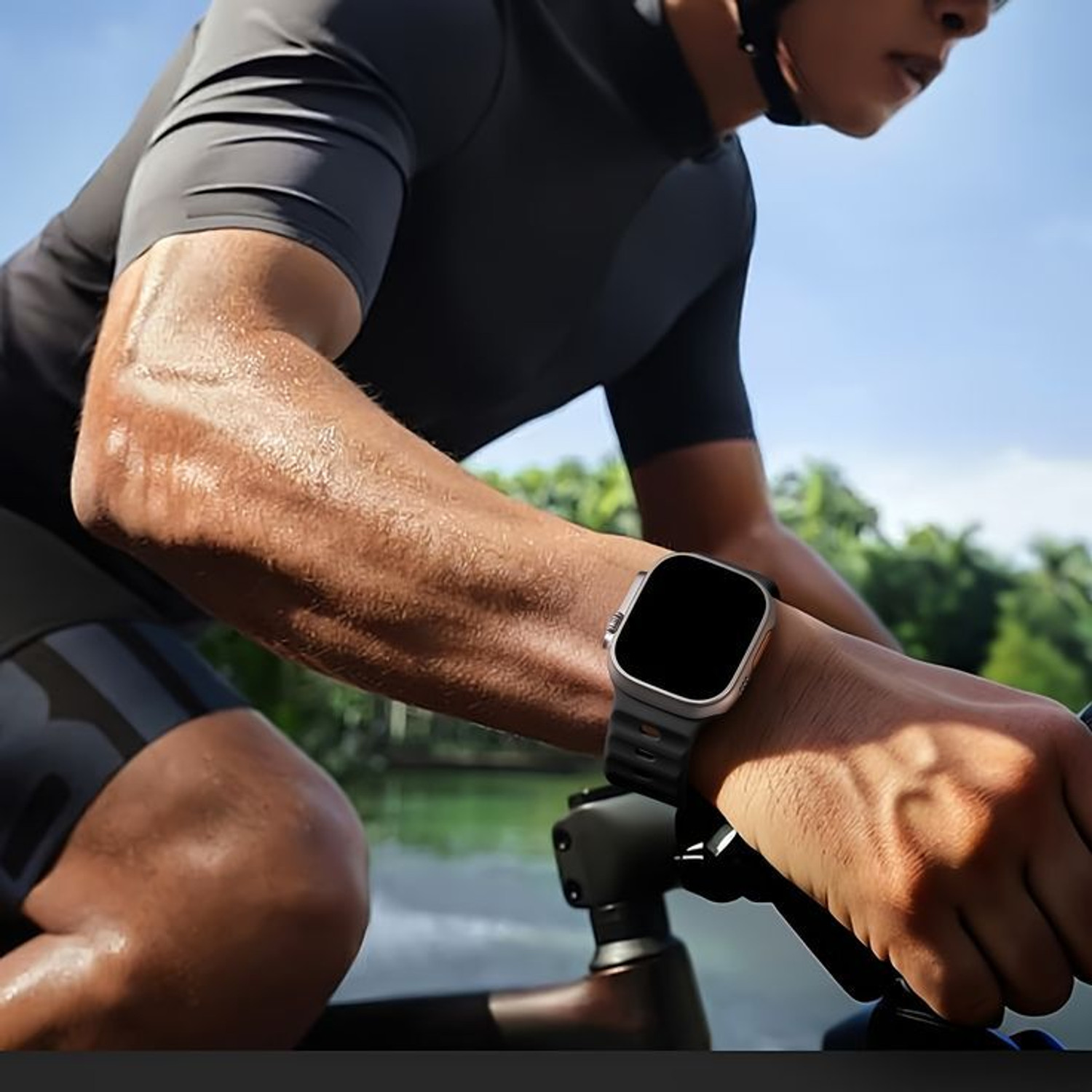 Image of Onikuma T800 BT watch 2in Big Screen Sunlight Proof Display Music Play Insta WA Notifier Smartwatch